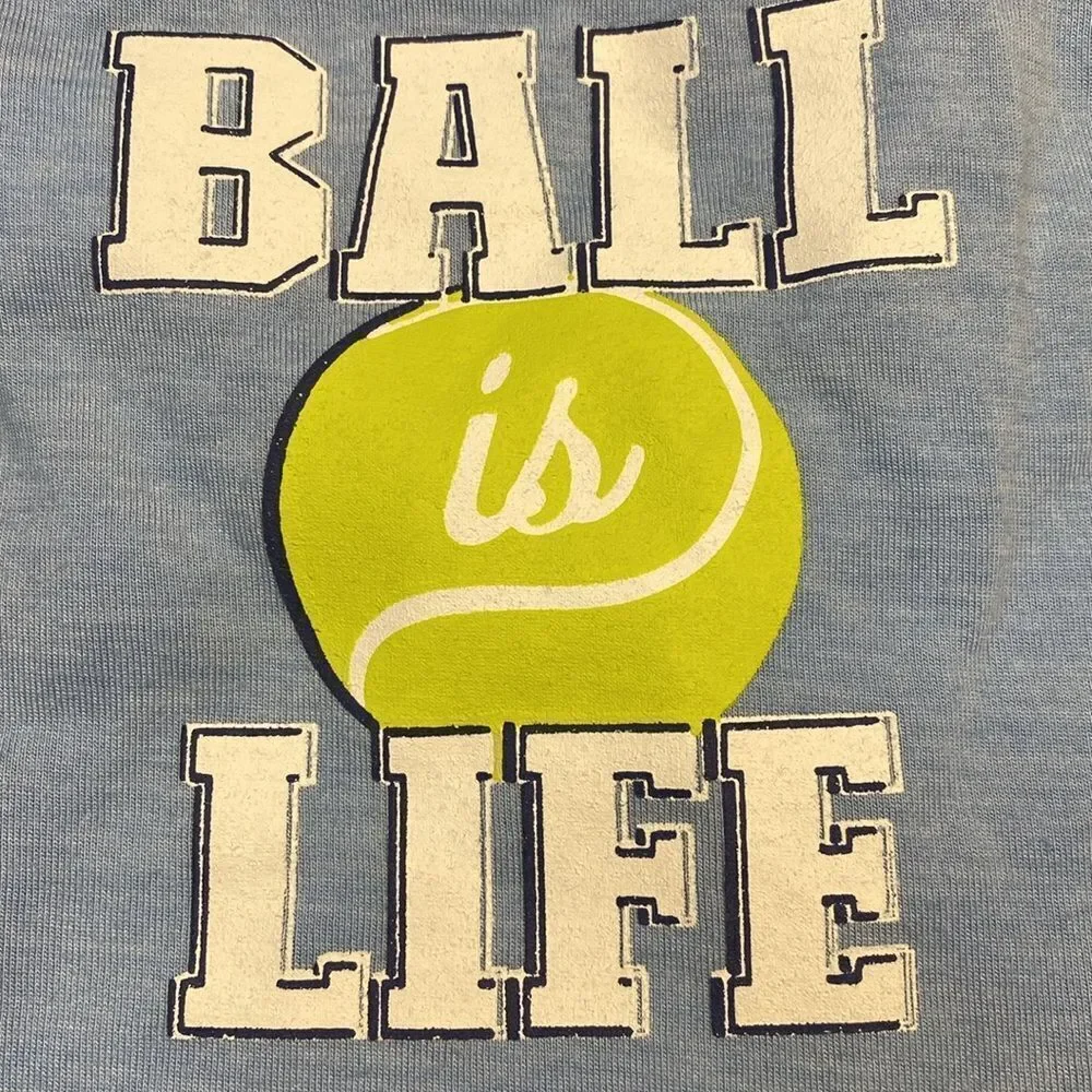 Lightweight Dog “Ball is Life” Statement Tee Shirt - Picture 3 of 6